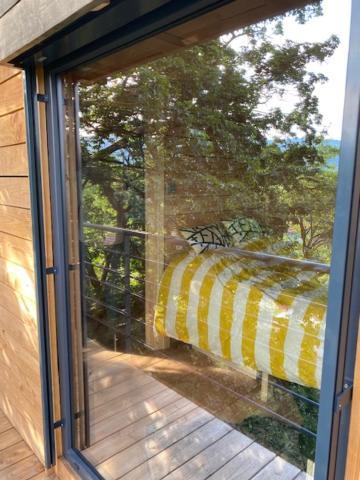 Le Moonloft Insolite Tiny-House Dans Les Arbres & 1 Seance De Sauna Pour 2 Avec Vue Panoramique Osenbach Bagian luar foto