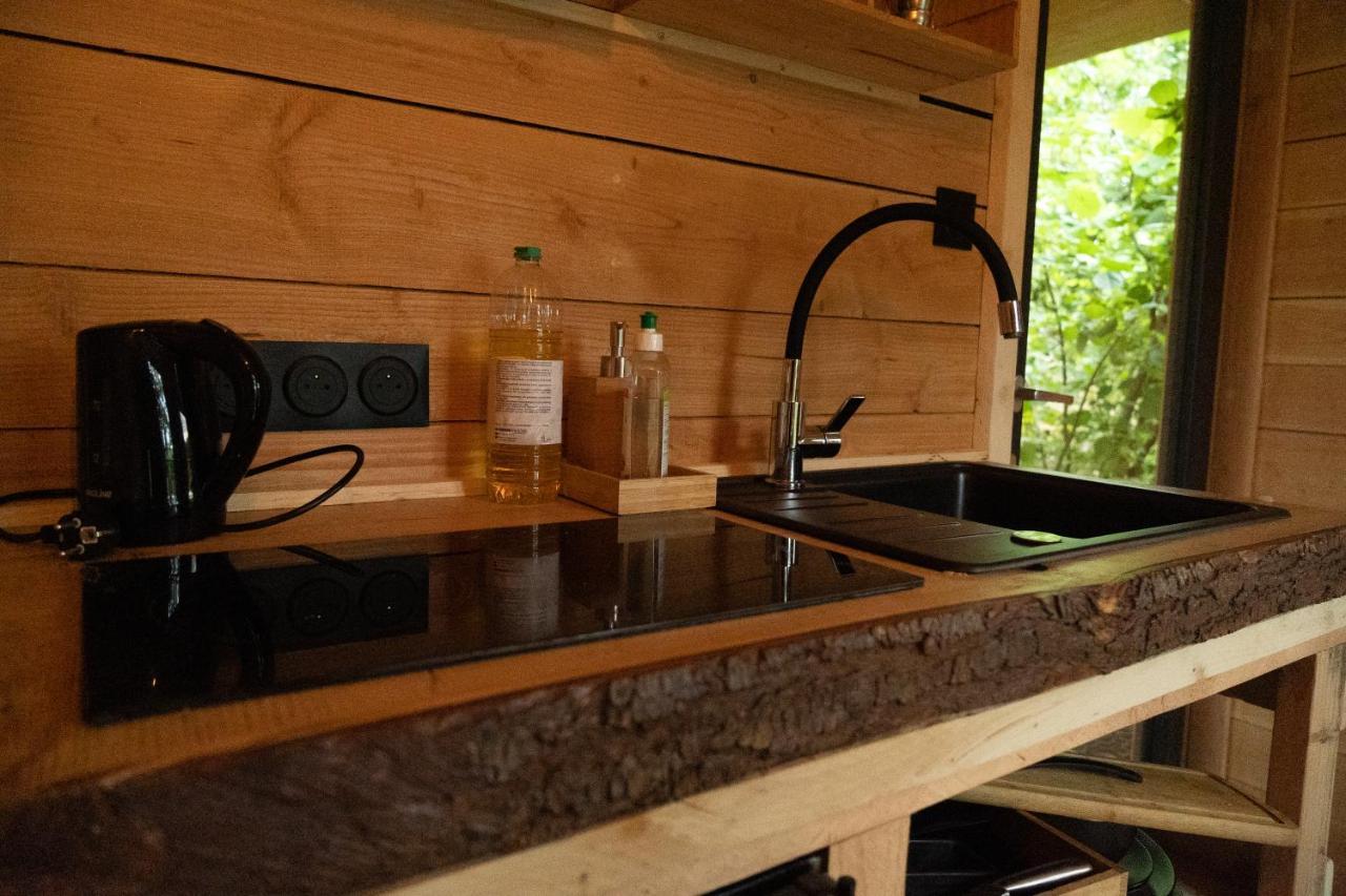 Le Moonloft Insolite Tiny-House Dans Les Arbres & 1 Seance De Sauna Pour 2 Avec Vue Panoramique Osenbach Bagian luar foto