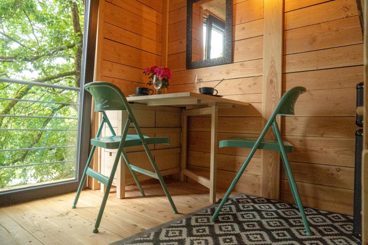 Le Moonloft Insolite Tiny-House Dans Les Arbres & 1 Seance De Sauna Pour 2 Avec Vue Panoramique Osenbach Bagian luar foto